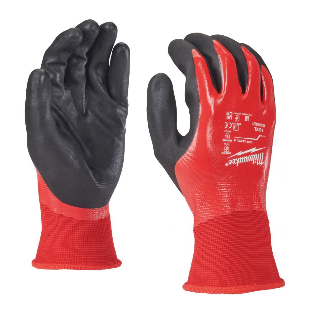 Vollgetauchte-Schnittschutzhandschuhe Klasse 1/A Größe 8 (M)